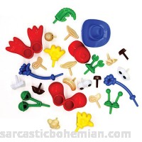 Creativity Street Modeling Dough and Clay Body Parts Assorted B0094TF9ZY